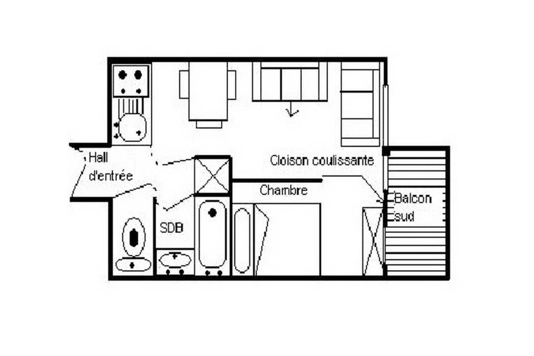 Residence Boedette D - Appartement Renove - Depart Et Retour Skis Aux Pieds - Balcon Mae-1214 Saint-Martin-de-Belleville Exteriör bild